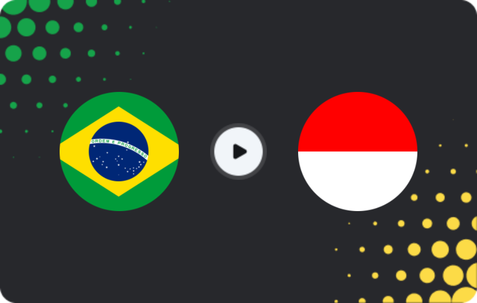 Where to watch Brazil U17 — Indonesia U17, World Cup - U17, 07.11.2025