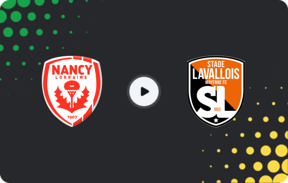 Where to watch Nancy — Laval, Ligue 2, 07.11.2025