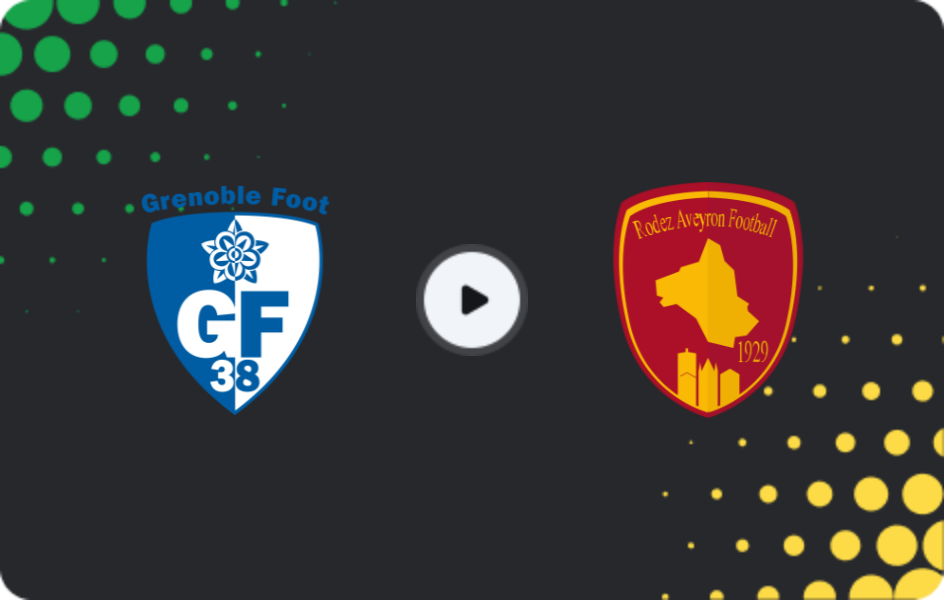 Where to watch Grenoble — Rodez, Ligue 2, 07.11.2025