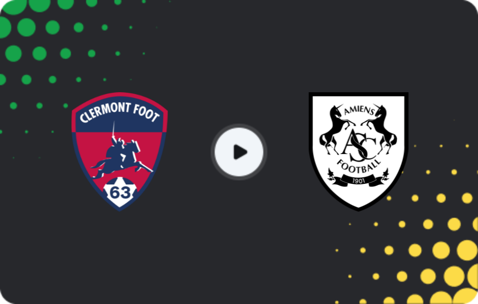 Where to watch Clermont Foot — Amiens, Ligue 2, 07.11.2025