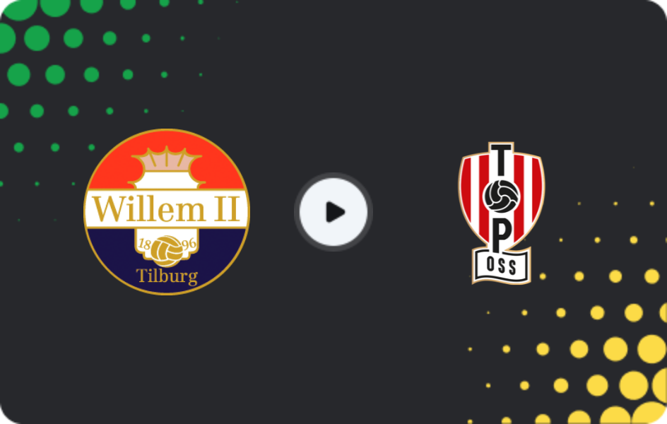 Where to watch Willem II — TOP Oss, Eerste Divisie, 07.11.2025