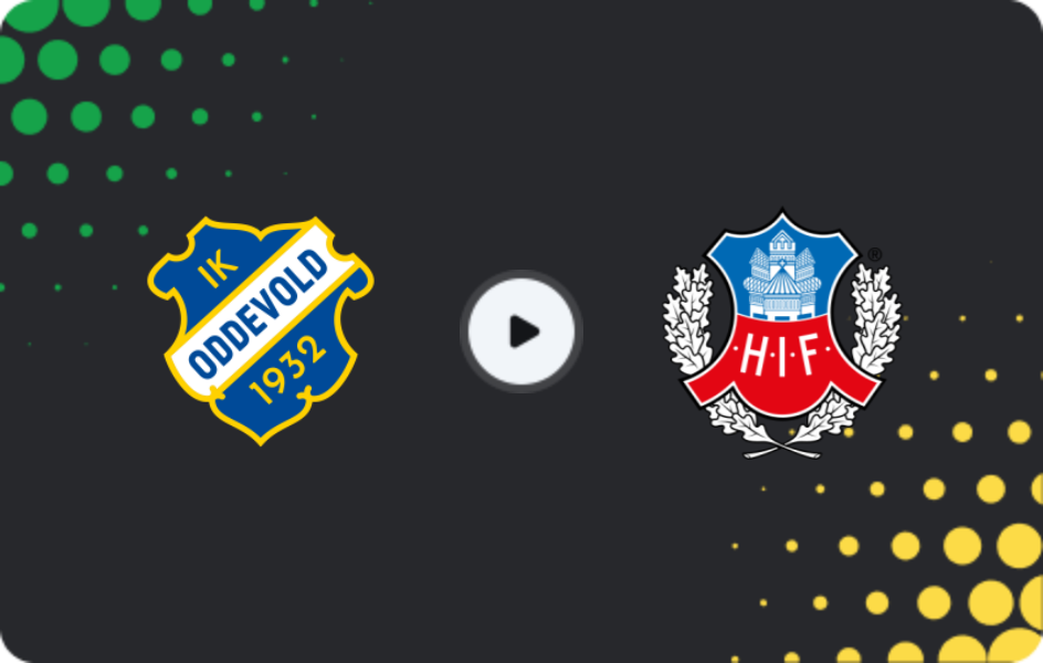 Where to watch Oddevold — Helsingborg, Superettan, 08.11.2025