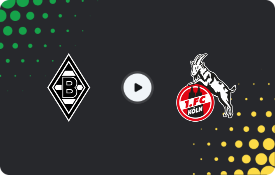 Where to watch Borussia M — 1.FC Köln, Bundesliga, 08.11.2025