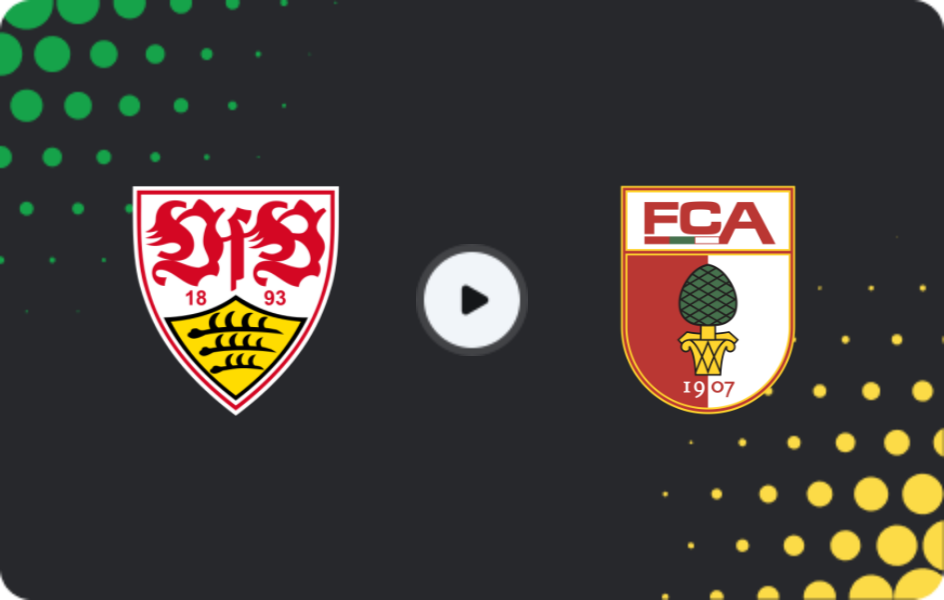 Where to watch Stuttgart — Augsburg, Bundesliga, 09.11.2025