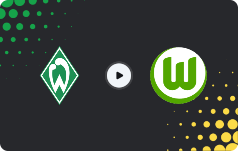 Where to watch Werder Bremen — VfL Wolfsburg, Bundesliga, 07.11.2025