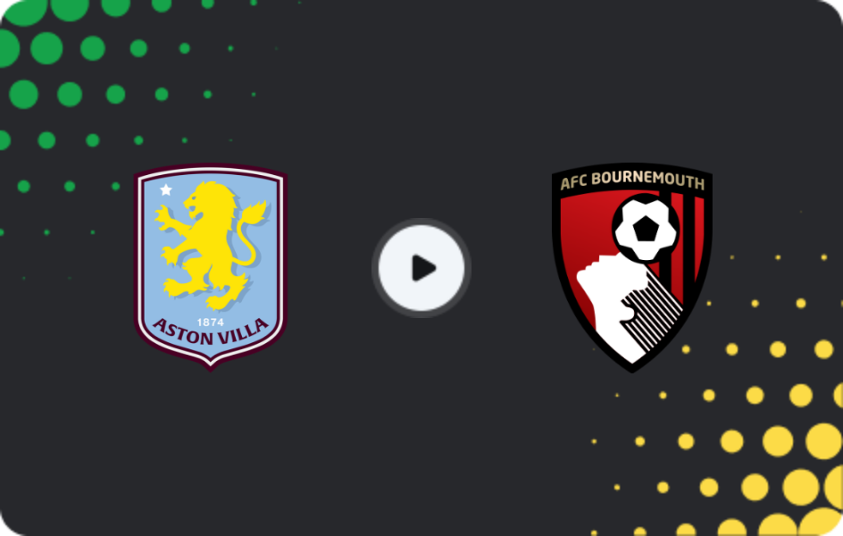 Where to watch Aston Villa — Bournemouth, Premier League, 09.11.2025