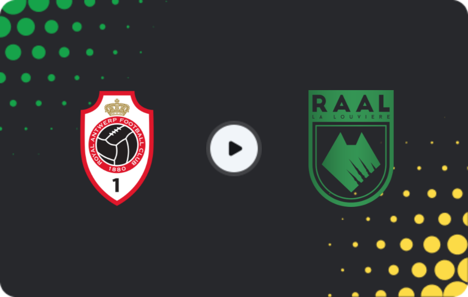 Where to watch Royal Antwerp — RAAL La Louvière, Jupiler Pro League, 08.11.2025