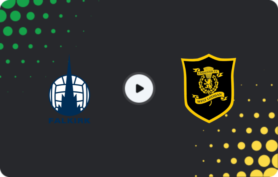 Where to watch Falkirk — Livingston, Premiership, 08.11.2025