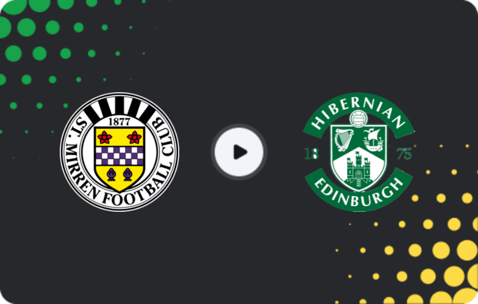 Where to watch St. Mirren — Hibernian, Premiership, 08.11.2025