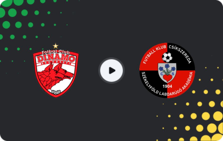 Where to watch Dinamo Bucuresti — Csikszereda, Liga I, 08.11.2025
