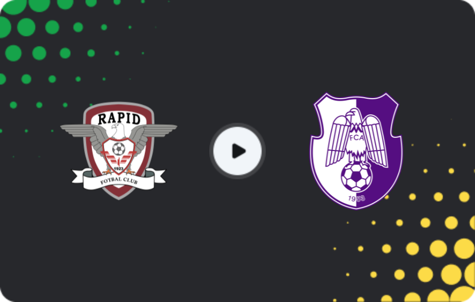 Where to watch Rapid Bucuresti — Arges Pitesti, Liga I, 10.11.2025
