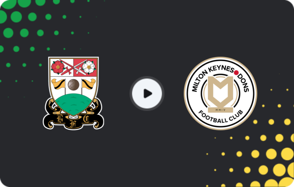 Where to watch Barnet — MK Dons, League Two, 08.11.2025
