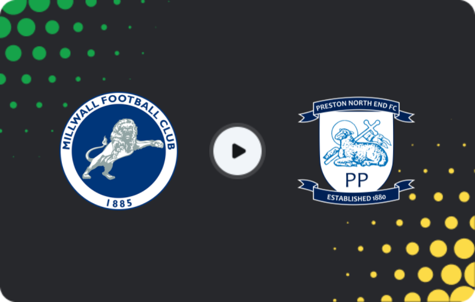 Where to watch Millwall — Preston, Championship, 08.11.2025