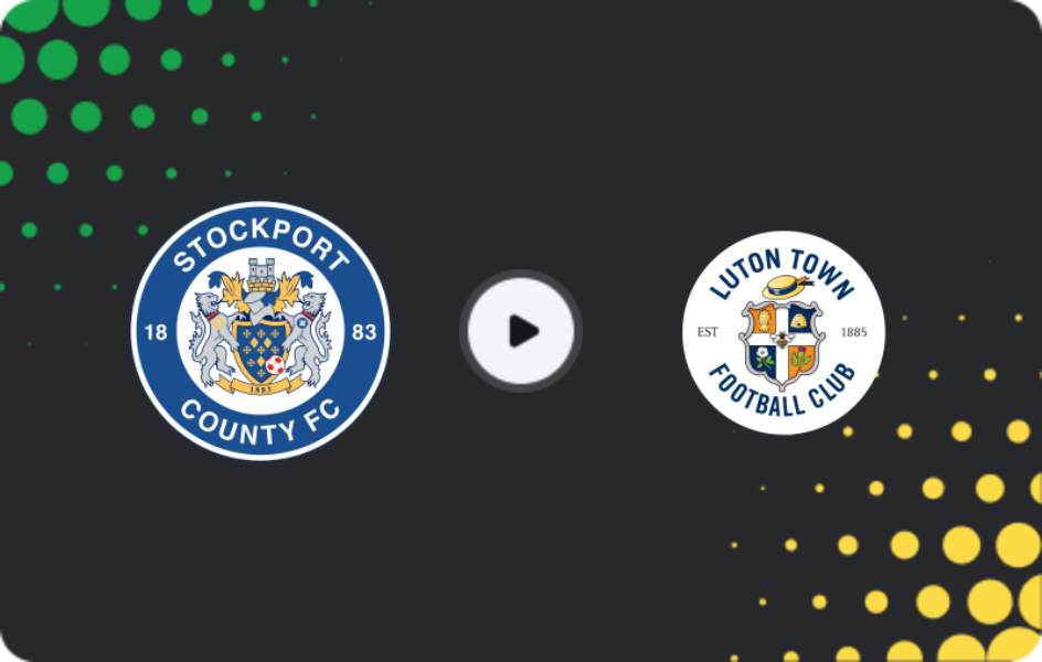 Where to watch Stockport County — Luton Town, League One, 08.11.2025