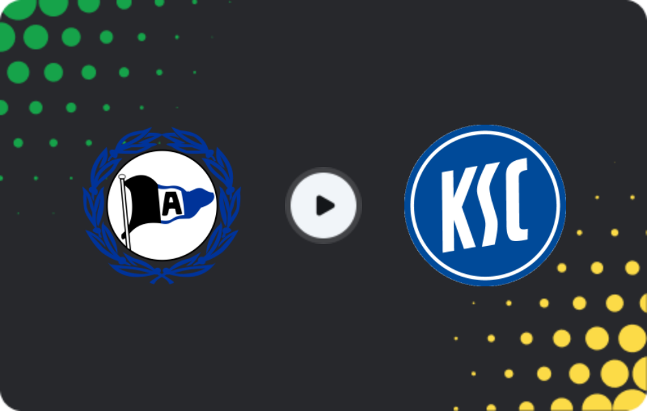 Where to watch Arminia Bielefeld — Karlsruher, 2. Bundesliga, 08.11.2025