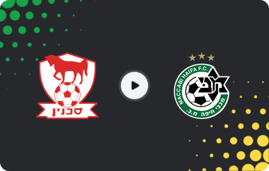 Where to watch Bnei Sakhnin — Maccabi Haifa, Ligat Ha'al, 08.11.2025