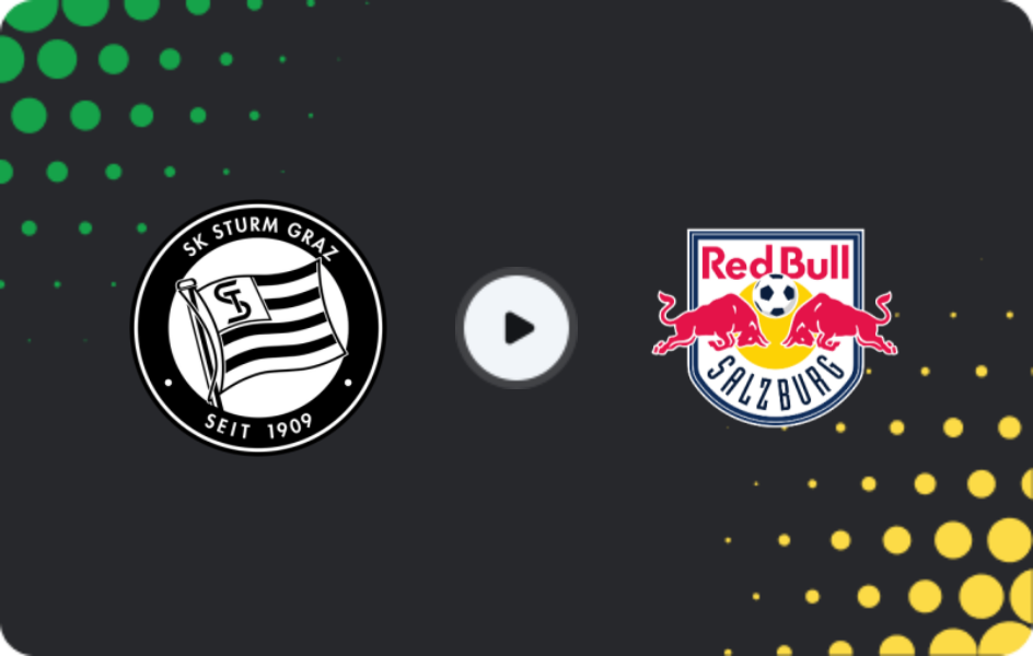 Where to watch Sturm Graz — Red Bull Salzburg, Bundesliga, 09.11.2025