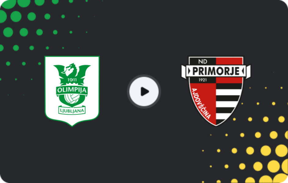 Where to watch Olimpija Ljubljana — Primorje, PrvaLiga, 07.11.2025