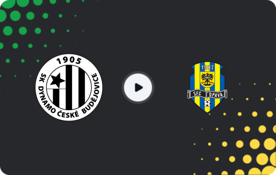 Where to watch České Budějovice — Opava, FNL, 07.11.2025
