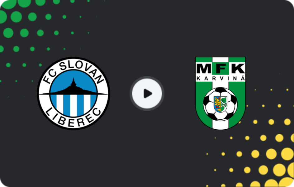 Where to watch Slovan Liberec — Karviná, First Liga, 09.11.2025