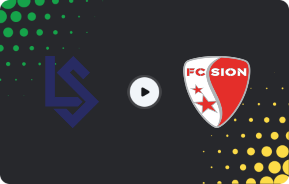 Where to watch Lausanne — Sion, Super League, 09.11.2025