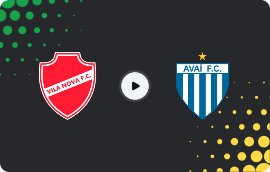 Where to watch Vila Nova — Avai, Serie B, 09.11.2025
