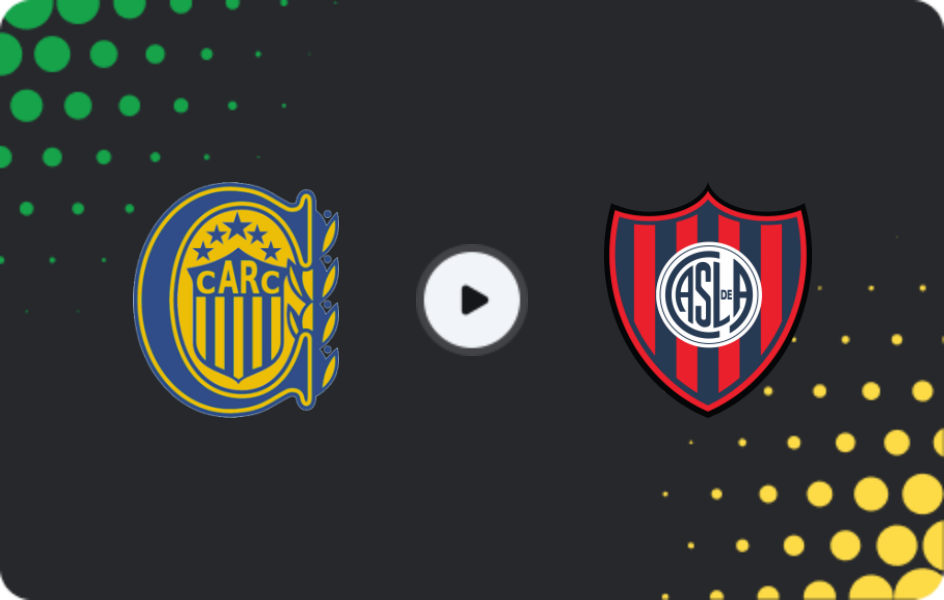 Where to watch Rosario Central — San Lorenzo, Liga Profesional, 09.11.2025