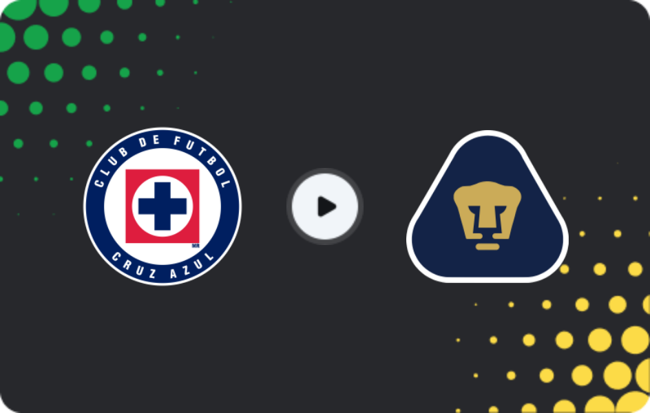 Where to watch Cruz Azul — UNAM Pumas, Liga MX, 09.11.2025