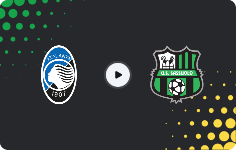 Where to watch Atalanta — Sassuolo, Serie A, 09.11.2025