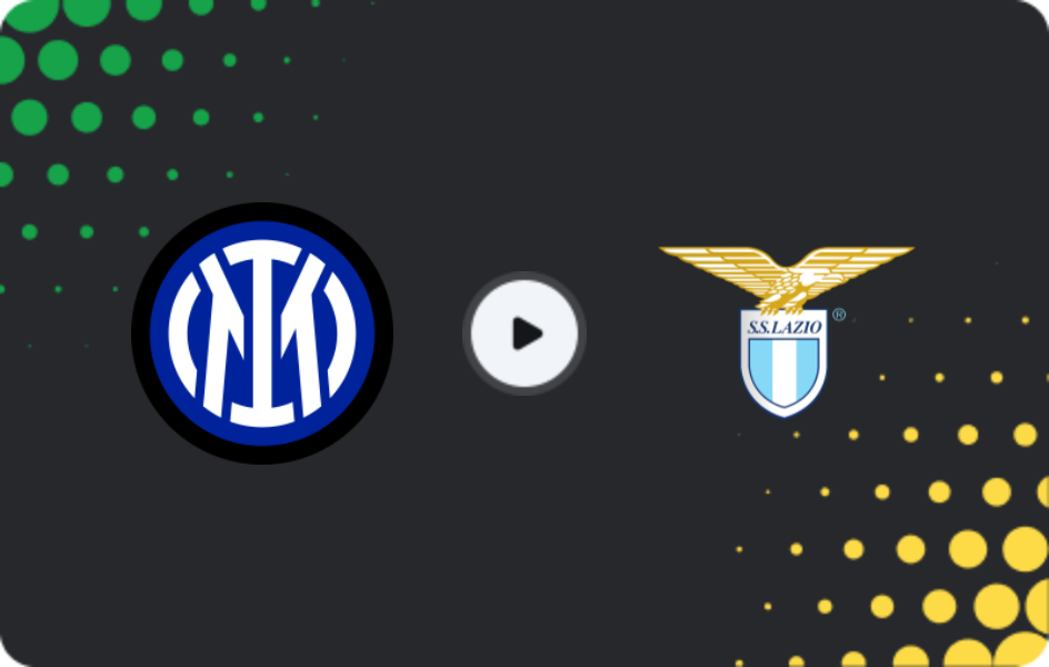 Where to watch Inter — Lazio, Serie A, 09.11.2025