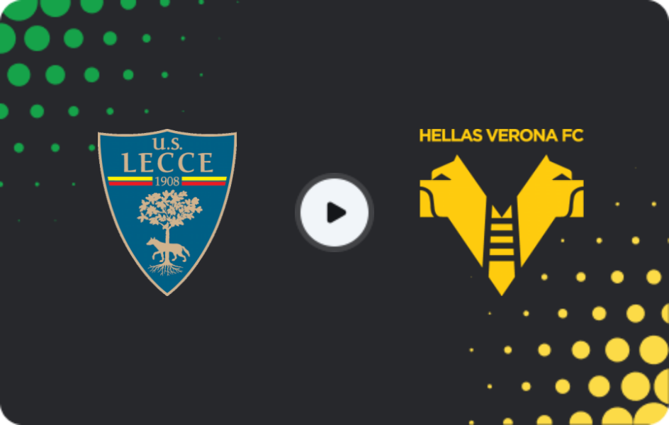 Where to watch Lecce — Verona, Serie A, 08.11.2025