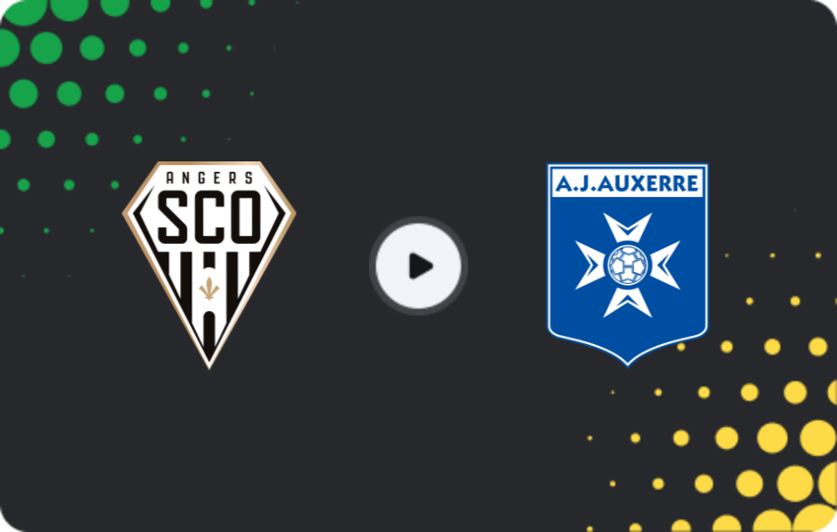 Where to watch Angers — Auxerre, Ligue 1, 09.11.2025
