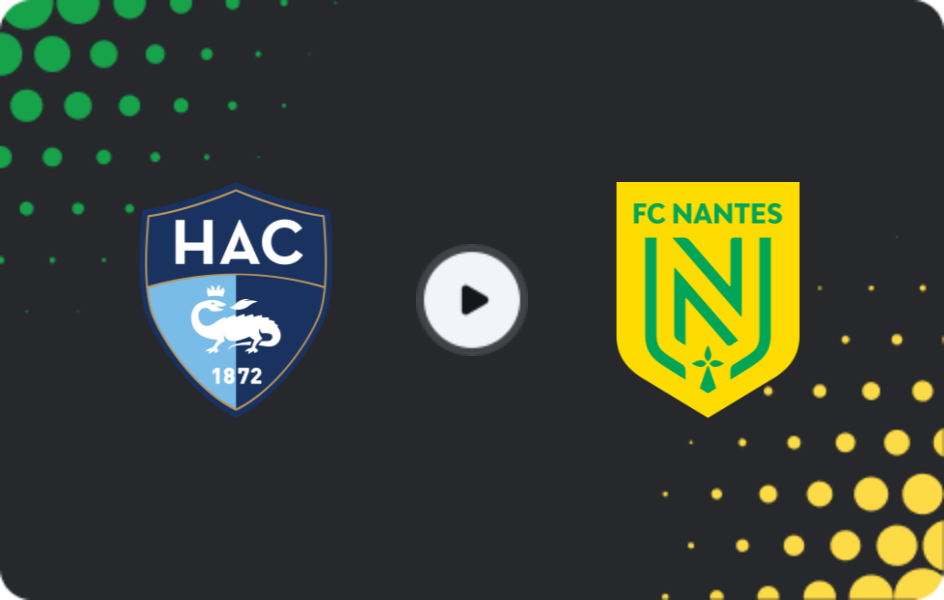 Where to watch Le Havre — Nantes, Ligue 1, 08.11.2025