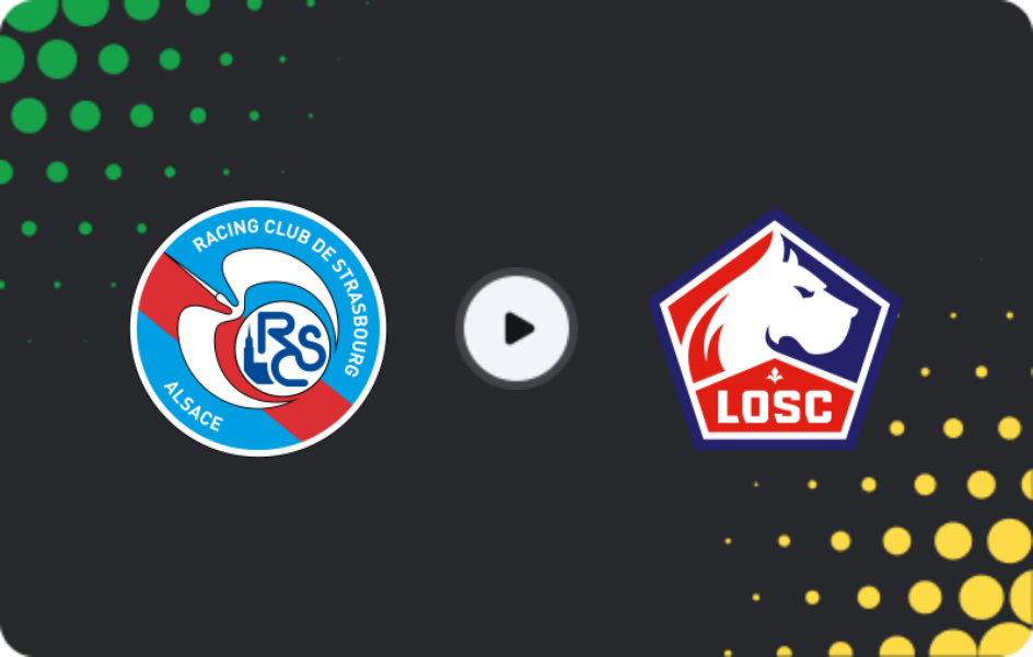 Where to watch Strasbourg — Lille, Ligue 1, 09.11.2025