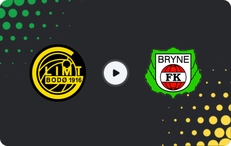 Where to watch Bodo/Glimt — Bryne, Eliteserien, 09.11.2025