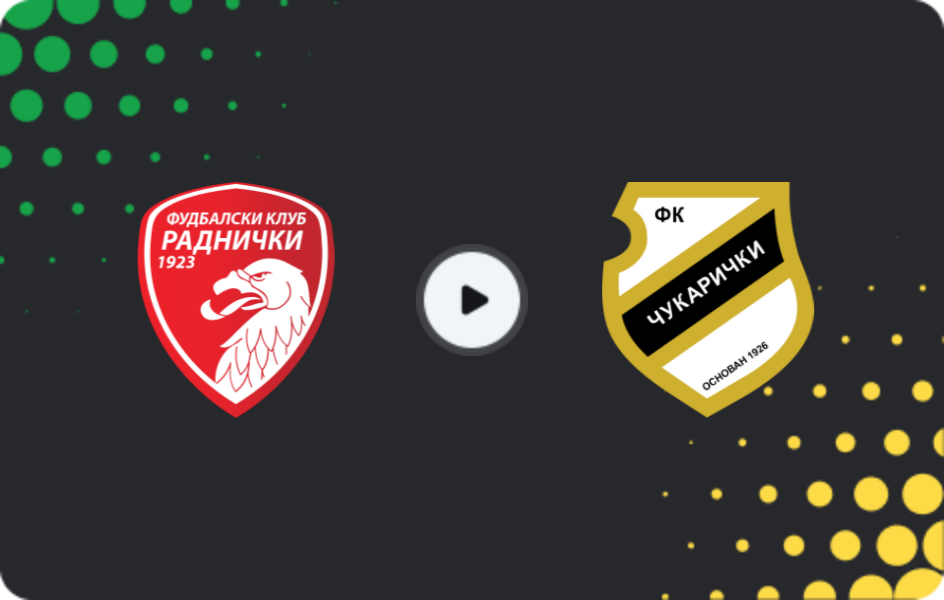 Where to watch Radnicki 1923 — Cukaricki, Super Liga, 08.11.2025