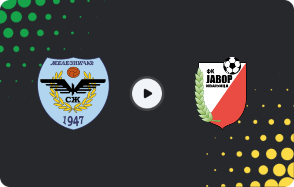 Where to watch Železničar Pančevo — Javor, Super Liga, 08.11.2025