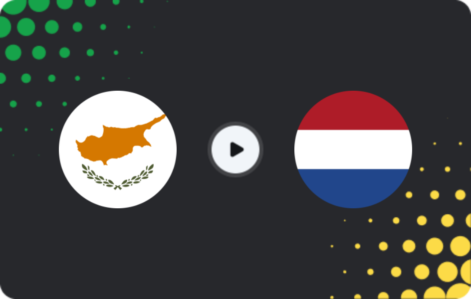 Where to watch Cyprus U19 — Netherlands U19, UEFA U19 Championship - Qualification, 12.11.2025