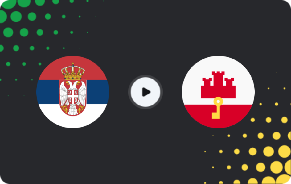 Where to watch Serbia U19 — Gibraltar U19, UEFA U19 Championship - Qualification, 12.11.2025