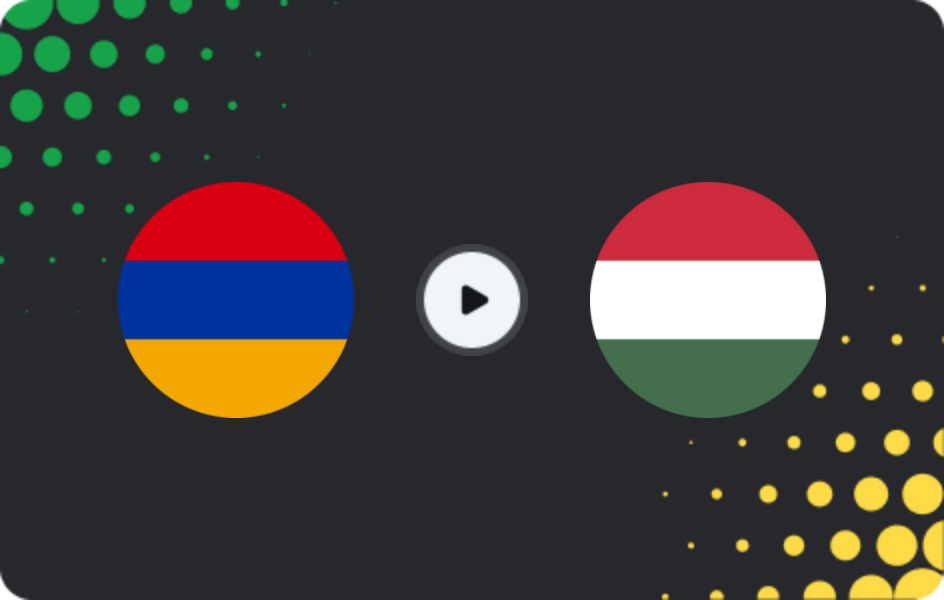 Where to watch Armenia — Hungary, World Cup - Qualification Europe, 13.11.2025