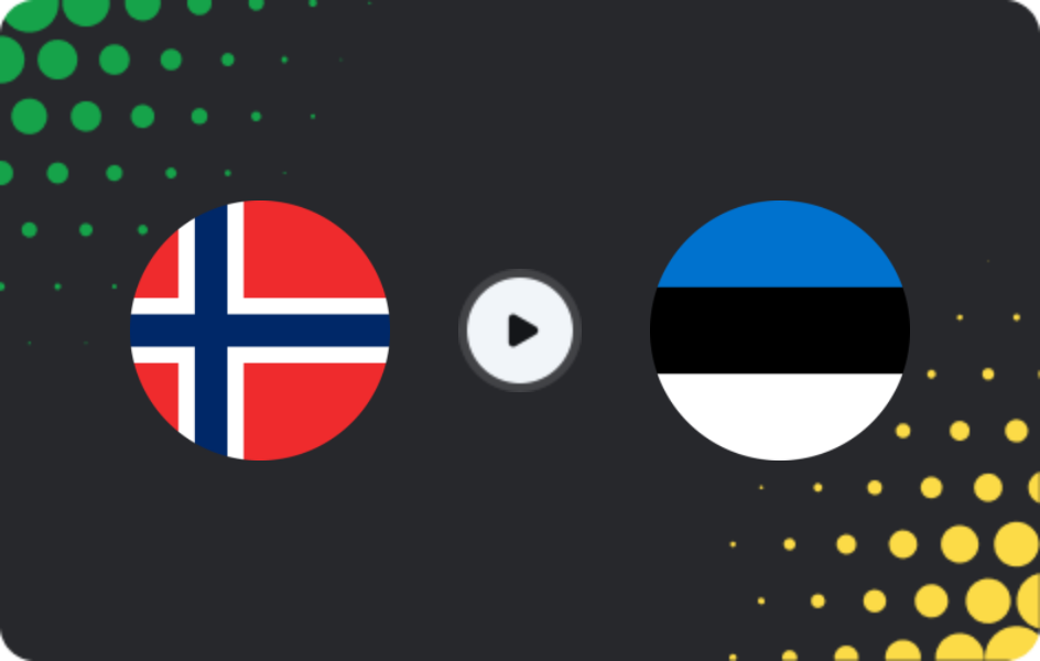 Where to watch Norway — Estonia, World Cup - Qualification Europe, 13.11.2025