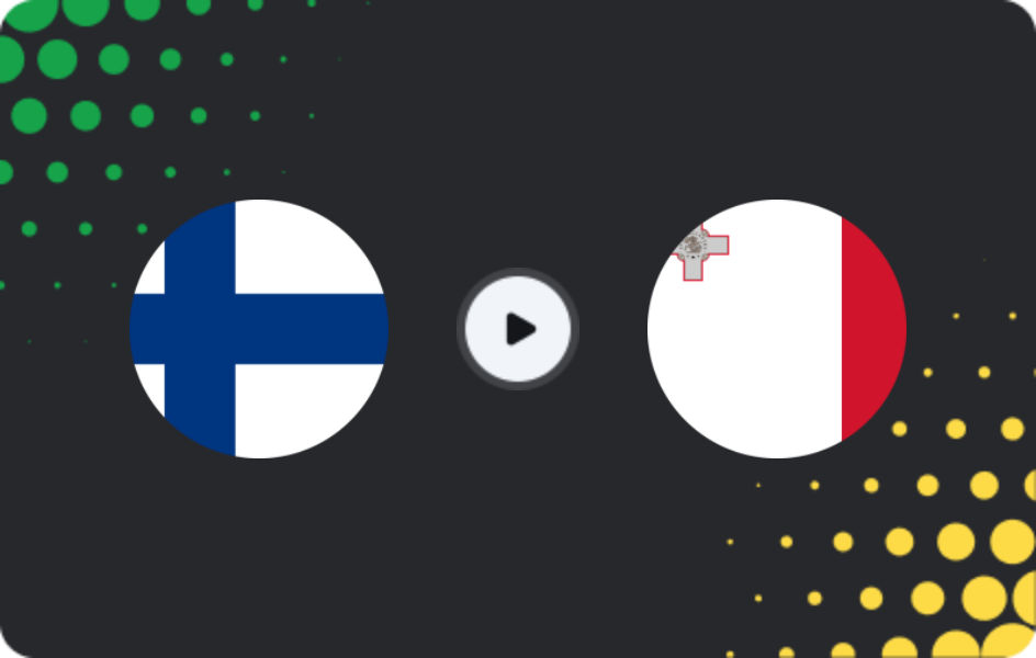 Where to watch Finland — Malta, World Cup - Qualification Europe, 14.11.2025