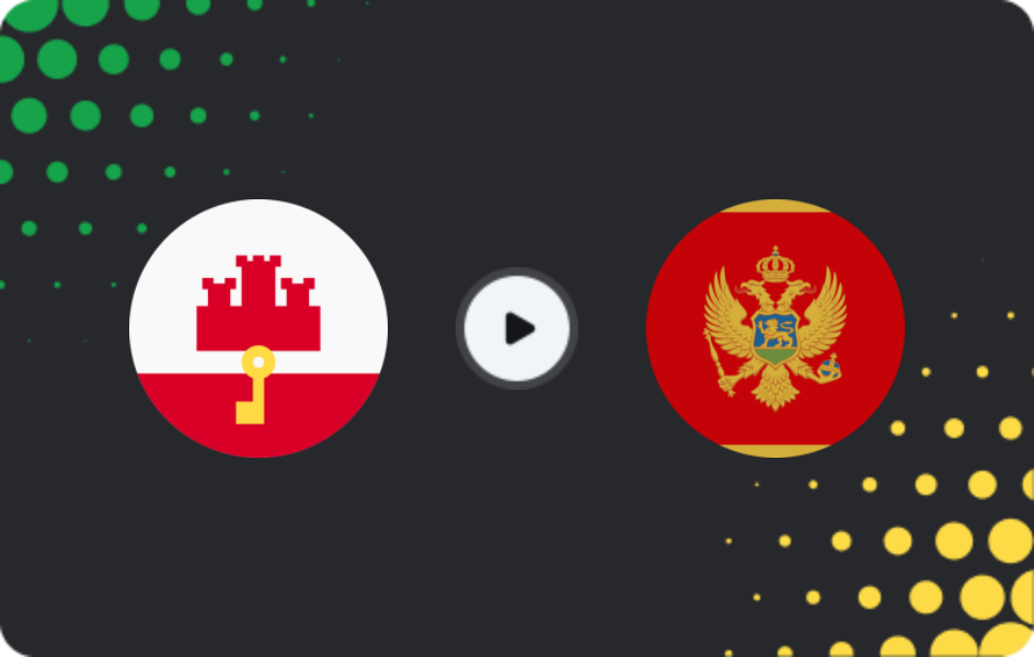 Where to watch Gibraltar — Montenegro, World Cup - Qualification Europe, 14.11.2025