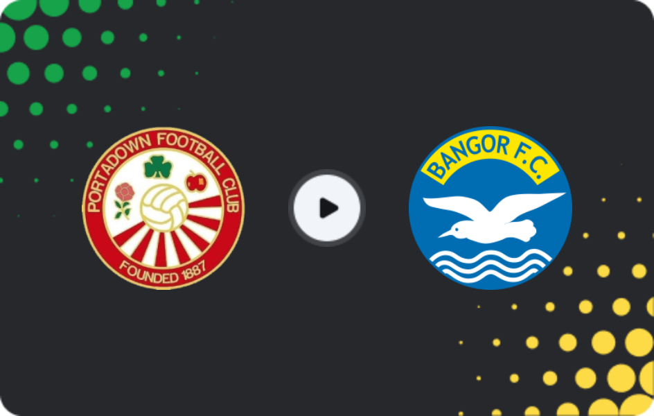 Where to watch Portadown — Bangor, Premiership, 15.11.2025