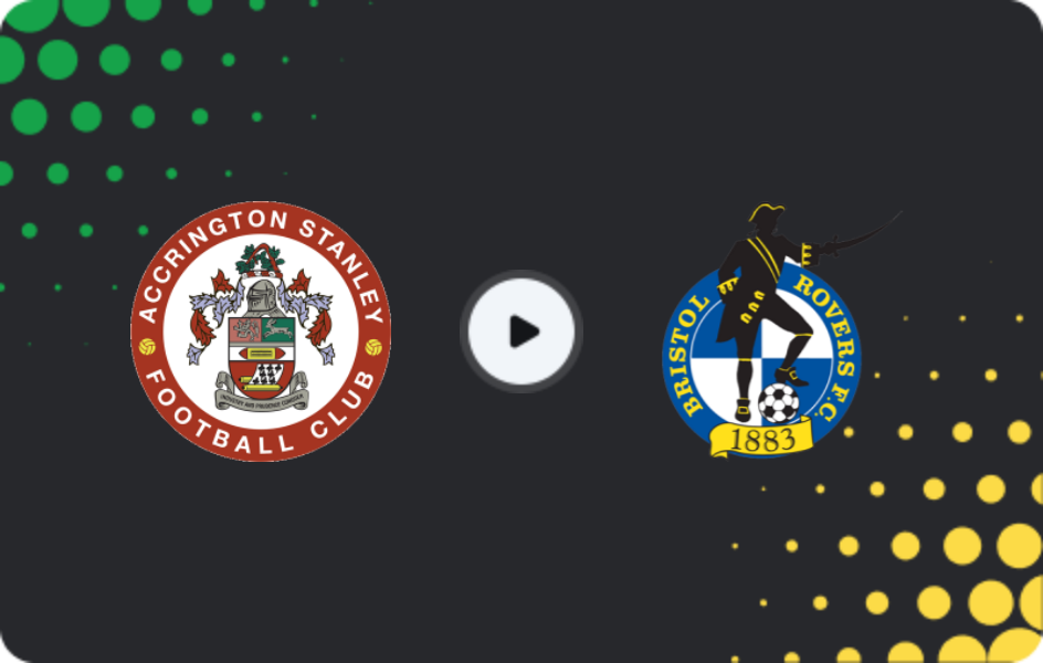 Where to watch Accrington Stanley — Bristol Rovers, League Two, 15.11.2025