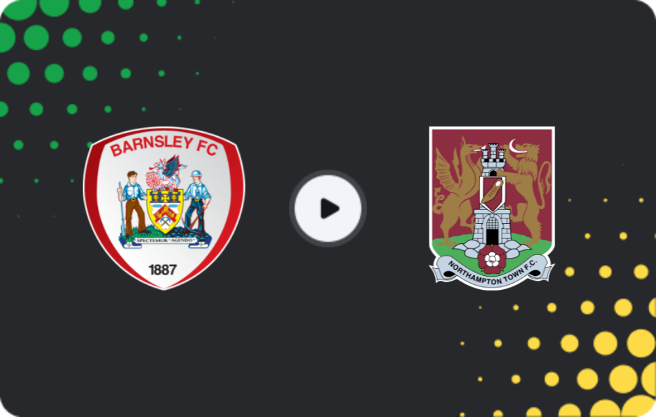 Where to watch Barnsley — Northampton, League One, 15.11.2025