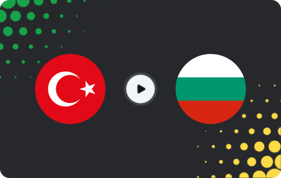 Where to watch Turkey — Bulgaria, World Cup - Qualification Europe, 15.11.2025