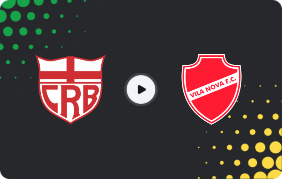 Where to watch CRB — Vila Nova, Serie B, 15.11.2025