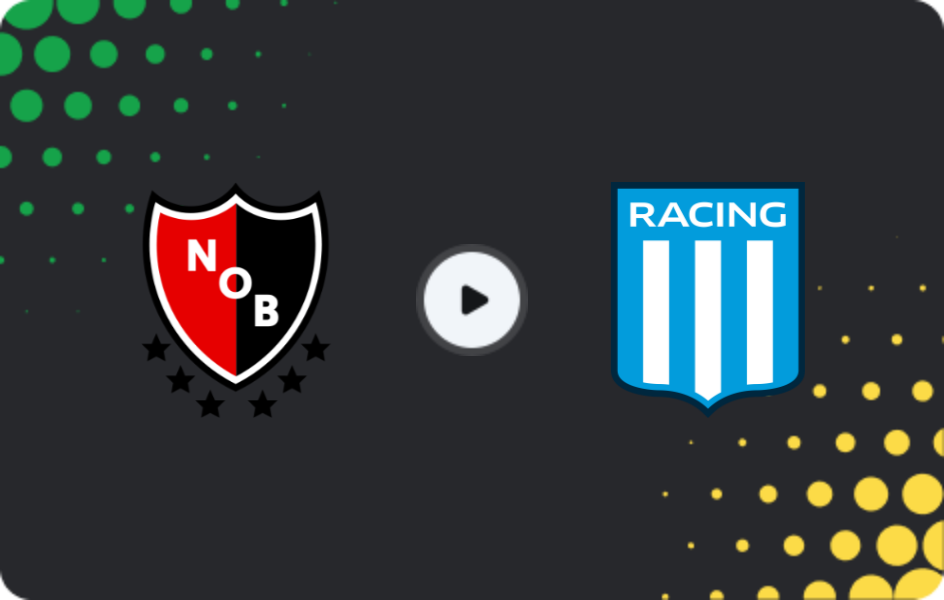 Where to watch Newells Old Boys — Racing Club, Liga Profesional, 16.11.2025