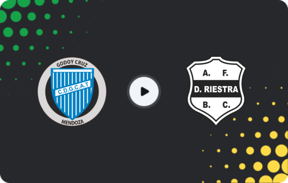 Where to watch Godoy Cruz — Deportivo Riestra, Liga Profesional, 16.11.2025